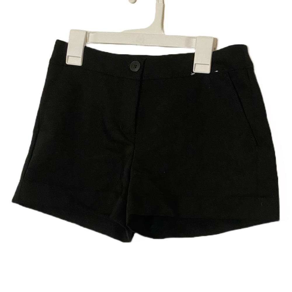 Express Black Shortie Mid Rise Shorts with Pockets